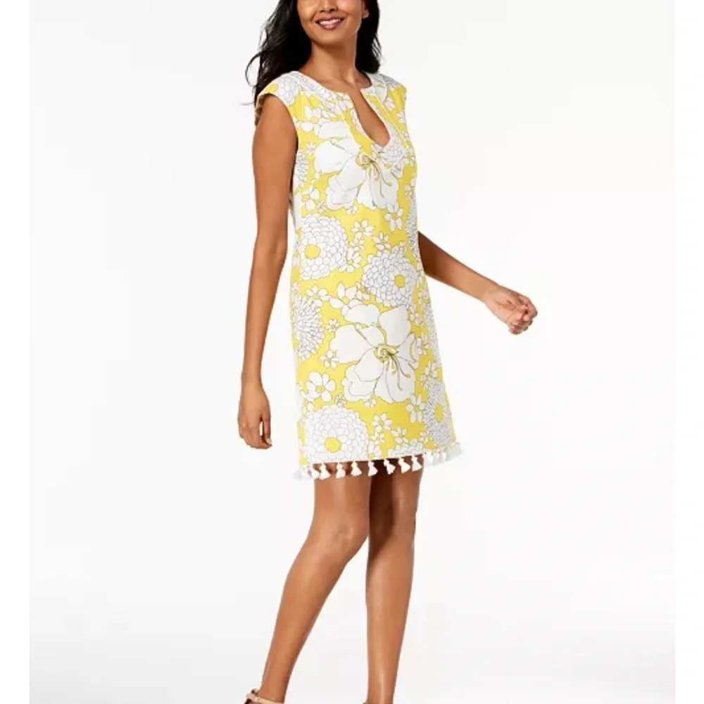 Trina Turk Tassel-Trim Sheath Dress